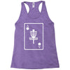 disc golf ace card target chains frisbee basket Racerback Tank