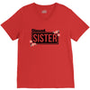 blessed sister with flower V-Neck Tee