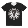 white and black All Over Women's T-shirt