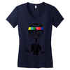 monkey Women's V-Neck T-Shirt