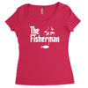 the fisherman Women's Triblend Scoop T-shirt
