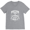 The Force Is Strong In My Family V-Neck Tee