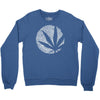 cannabis fingerprinting (white) Crewneck Sweatshirt