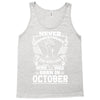 Never Underestimate Dog Rescuer Who Was Born October Tank Top