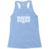 wayne's world waynestock festival Racerback Tank