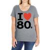i love 80's Ladies Curvy T-Shirt