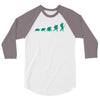 evolution of turtles 3/4 Sleeve Shirt