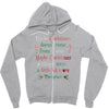 maybe christmas Zipper Hoodie