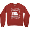 vintage made in 1987 perfectly aged a living legend Crewneck Sweatshirt