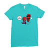 unicorn spidey Ladies Fitted T-Shirt