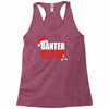 banter claus funny Racerback Tank