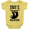 drop like a sloth Baby Bodysuit