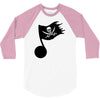 music pirate 3/4 Sleeve Shirt