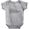the oc allergic reaction Baby Bodysuit
