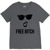 free bitch V-Neck Tee