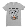 my puns are Ladies Fitted T-Shirt
