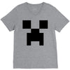 creeper face V-Neck Tee
