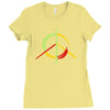 peace simbol Ladies Fitted T-Shirt