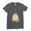 totoro christmas tree Ladies Fitted T-Shirt