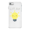 lit af kawaii light bulb iPhone 7 Case