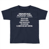 Smartass August Girl Toddler T-shirt