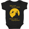 i drive a stick   halloween superpower Baby Bodysuit