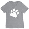 paw sticker vinyl decal V-Neck Tee