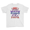 only the best dads get promoted to papa Youth Tee