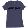 rad dad Ladies Fitted T-Shirt