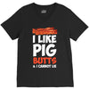 i like pig butts and i cannot lie V-Neck Tee