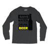 save water drink beer (2) Long Sleeve Shirts