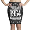 vintage made in 1954 perfectly aged a living legend Pencil Skirts