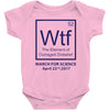 wtf outraged disbelief Baby Bodysuit