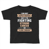 I am Not Super Woman But I'm Fighting Uterine Cancer So Close Enough Toddler T-shirt