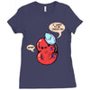 virus loves you this much Ladies Fitted T-Shirt