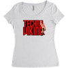 funny techno viking 3, ideal birthday present or gift Women's Triblend Scoop T-shirt