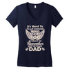 rest in peace dad Women's V-Neck T-Shirt