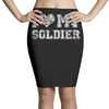 i love my soldier hunter camouflage Pencil Skirts