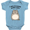 i am in love with cats Baby Bodysuit