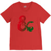 dungeons dragons logo V-Neck Tee