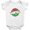 neon basketball Baby Onesie