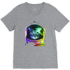 astronaut space cat V-Neck Tee