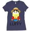 luffy en minion Ladies Fitted T-Shirt