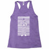 banksy prisoner barcode Racerback Tank