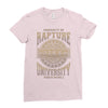 rapture univeristy Ladies Fitted T-Shirt
