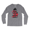 keep calm and where's carl tshirt the walking zombie tee apocalypes fu Long Sleeve Shirts
