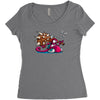 monster melodi Women's Triblend Scoop T-shirt
