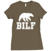 bilf, bear i'd like to Ladies Fitted T-Shirt