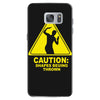 caution shapes being thrown printed Samsung Galaxy S7