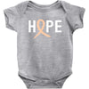 Hope Uterine Cancer Awareness Baby Bodysuit
